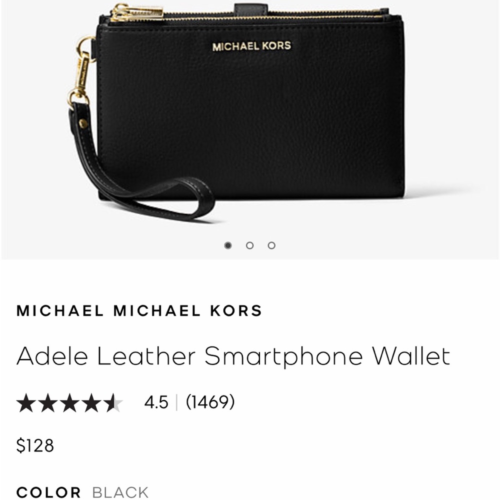 Michael Kors Adele Leather Smart Phone Wallet